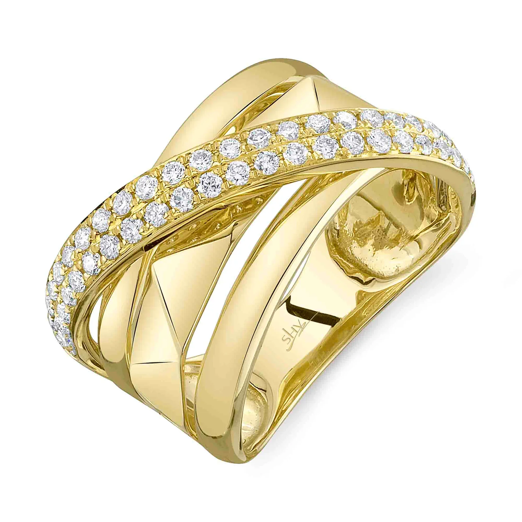 14K GOLD DIAMOND SORA RING