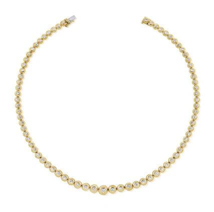 14K GOLD DIAMOND STASSI BUBBLE NECKLACE