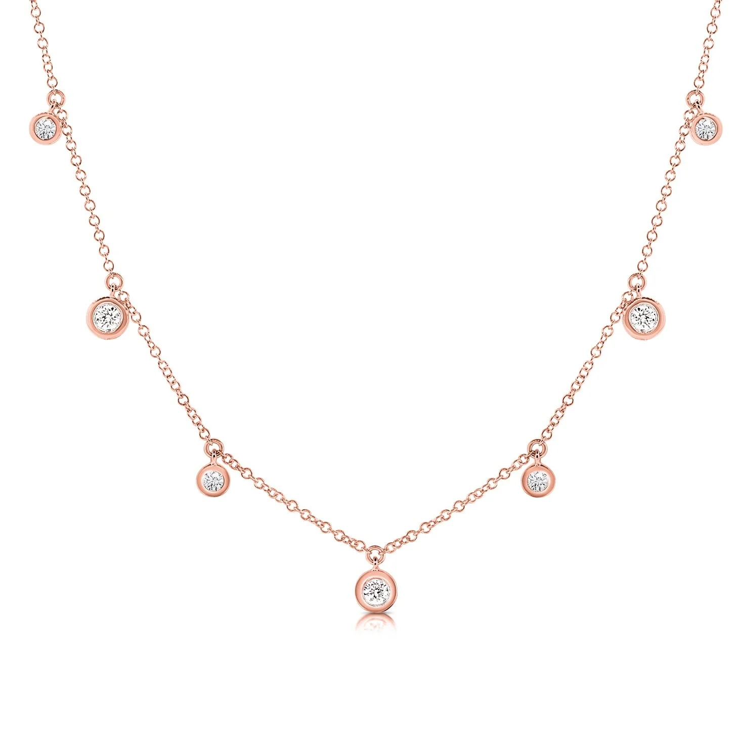 14K GOLD DIAMOND TALI NECKLACE - Image 3