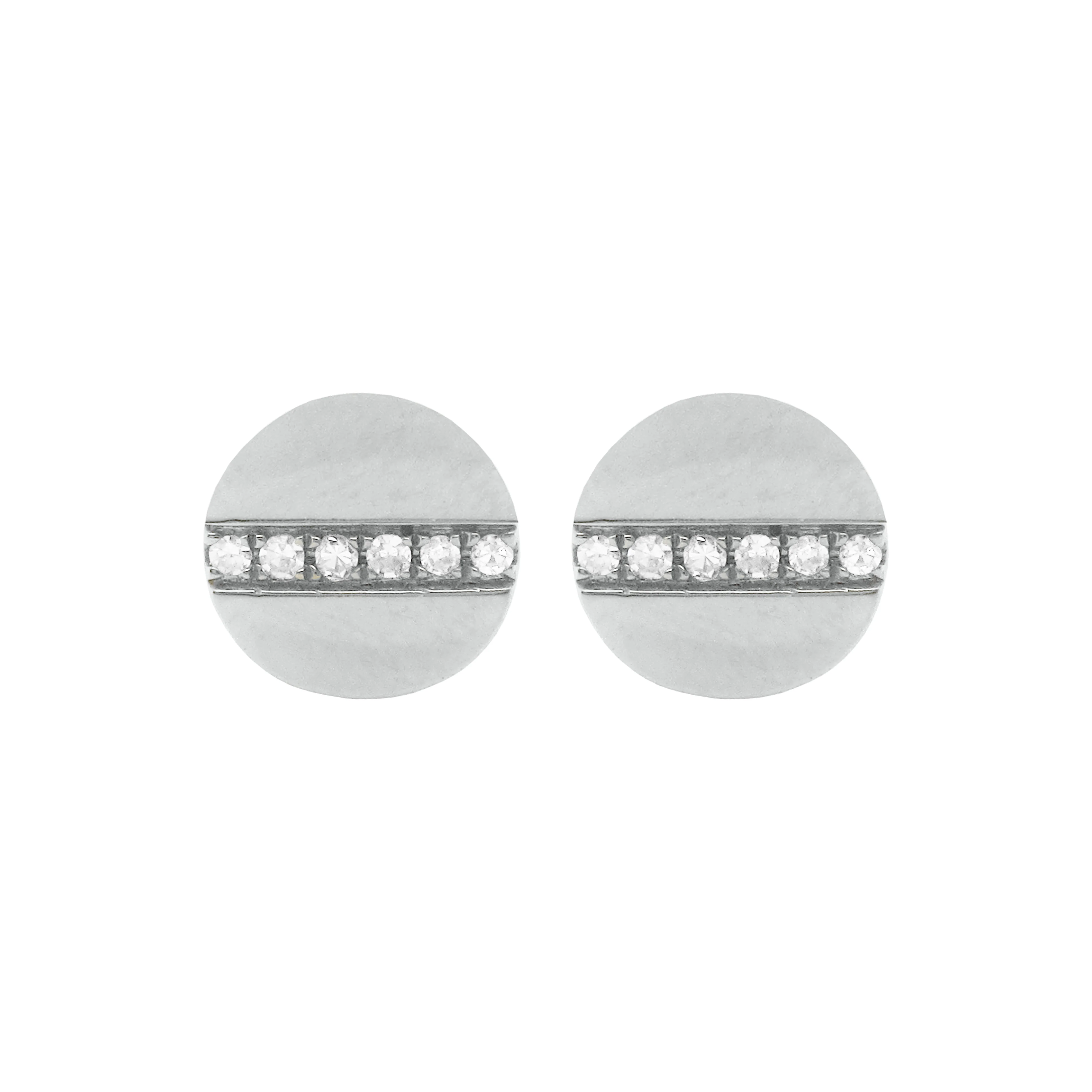 14K GOLD DIAMOND YOLANDA STUDS - Image 3