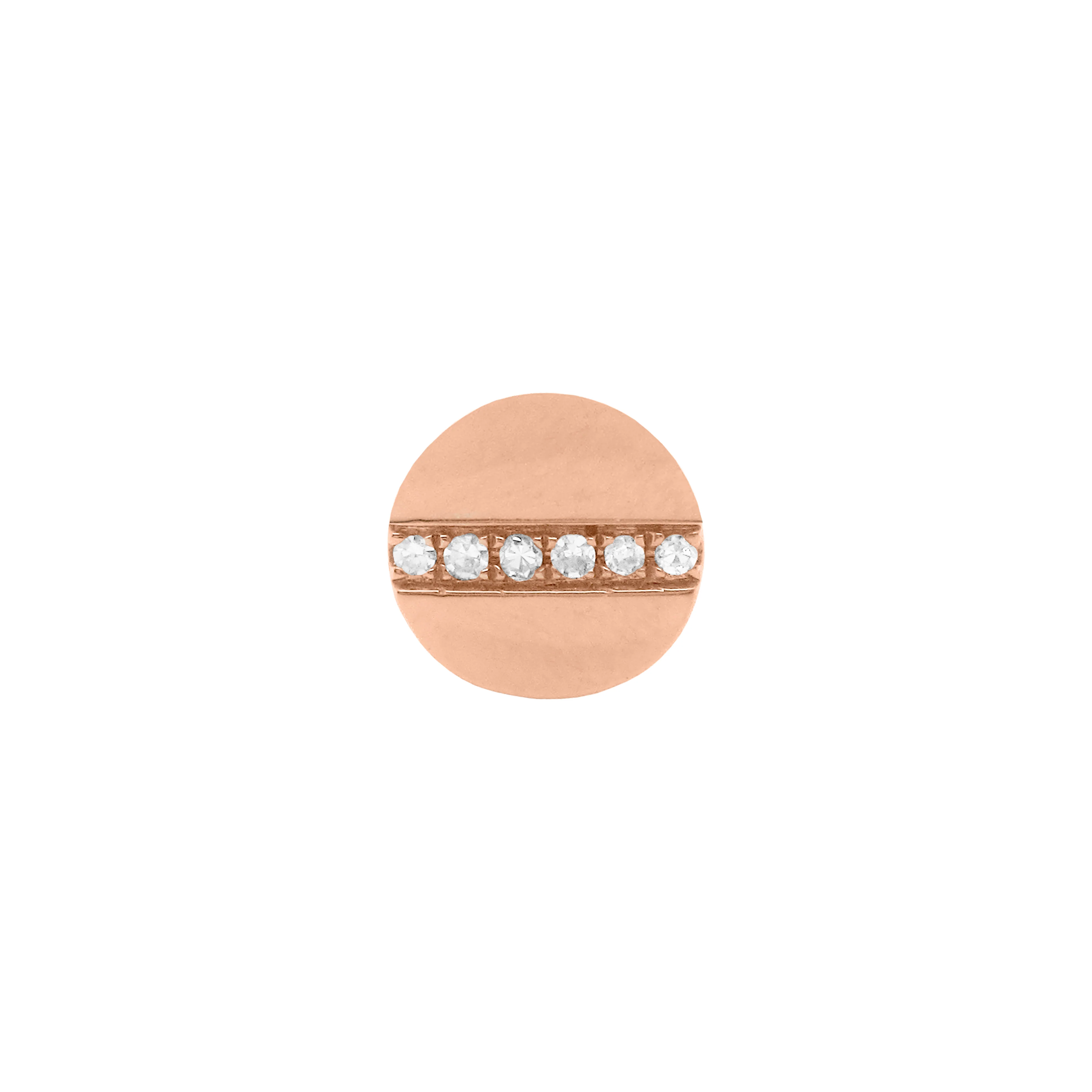 14K GOLD DIAMOND YOLANDA STUDS - Image 6