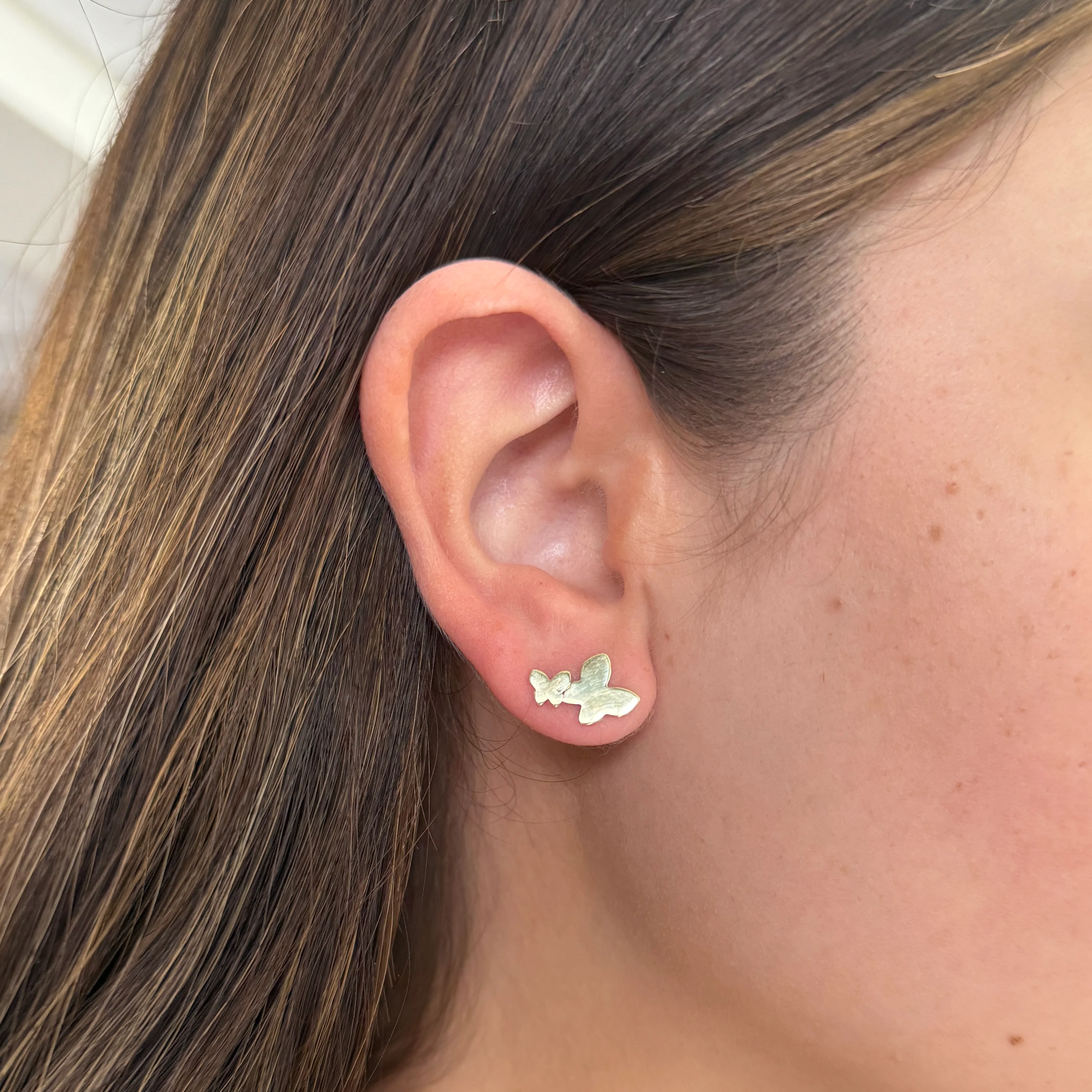 14K GOLD LYNN BUTTERFLY STUDS