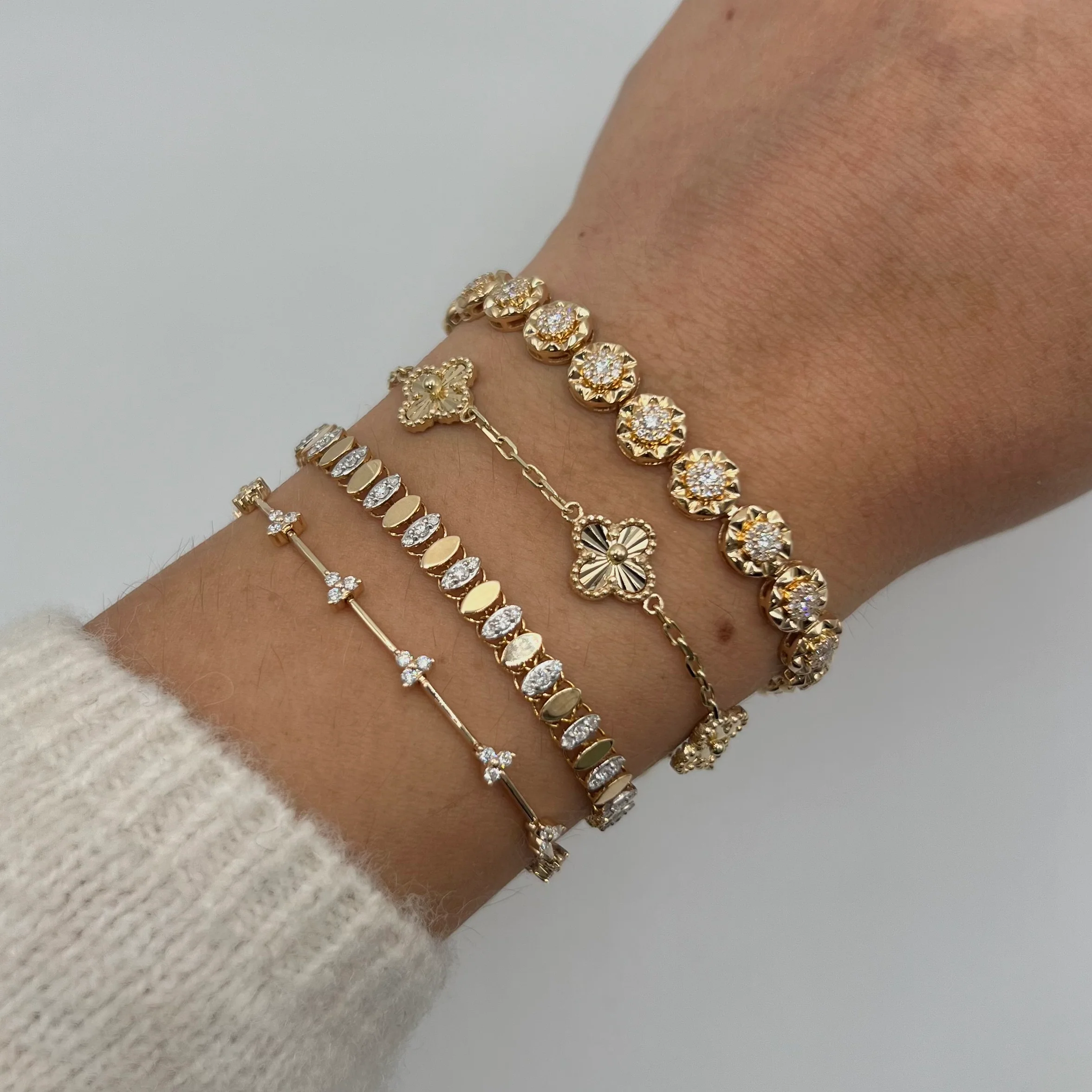 14K GOLD DIAMOND KIRA BRACELET - Image 2