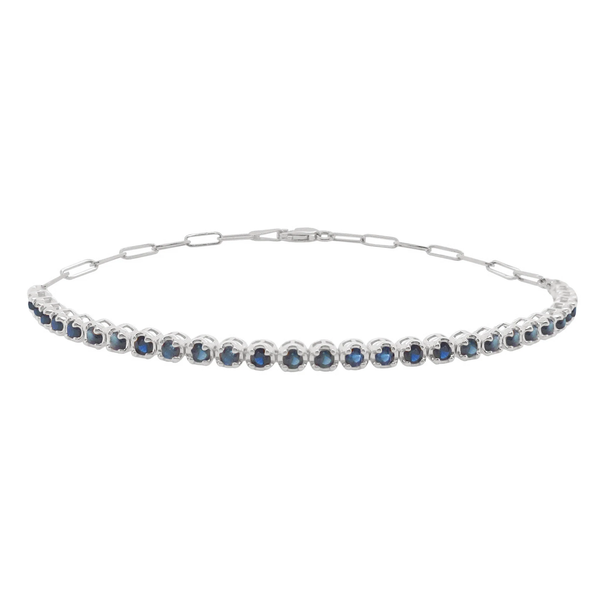14K GOLD SAPPHIRE ADDISON BRACELET - Image 3