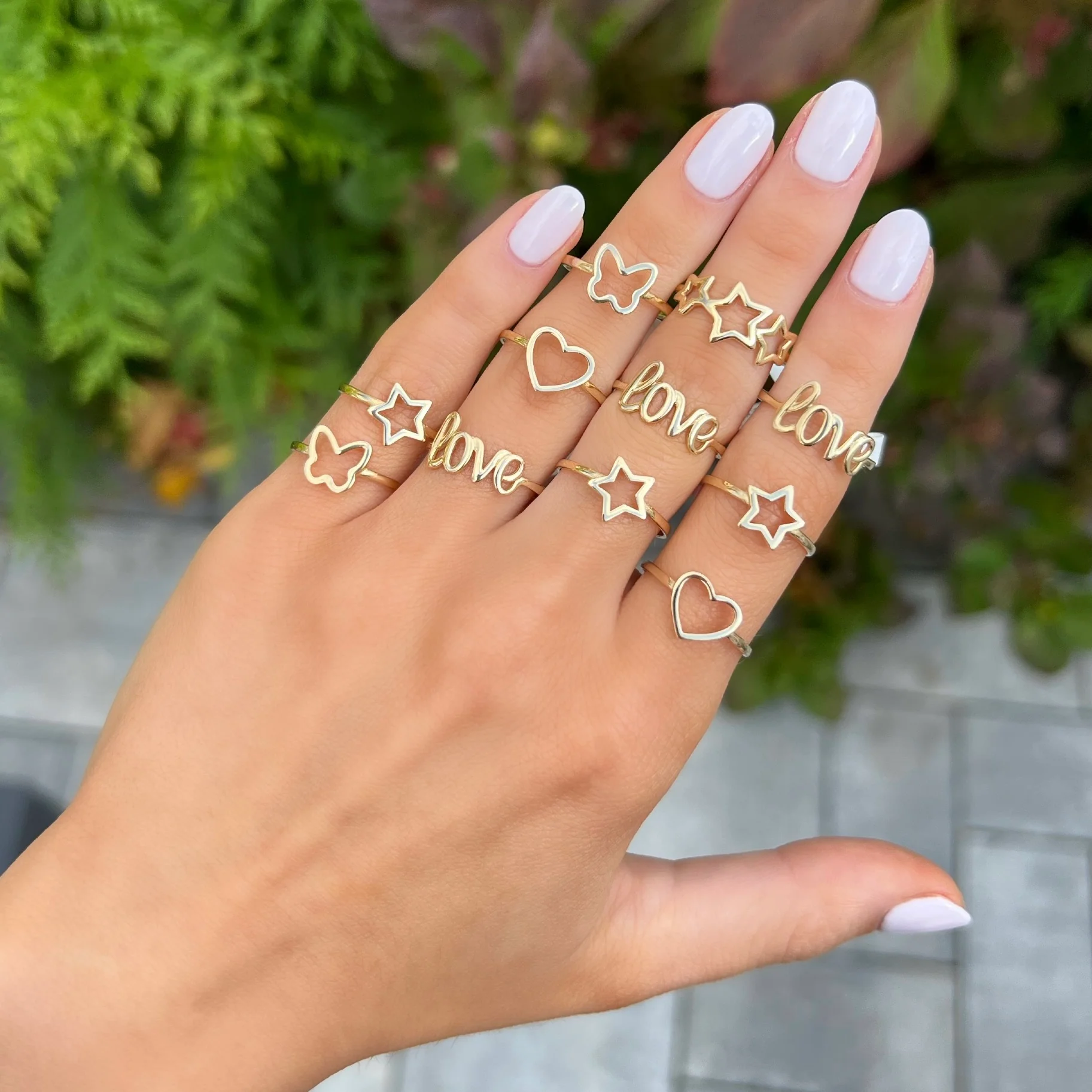 14K GOLD STAR RING - Image 2