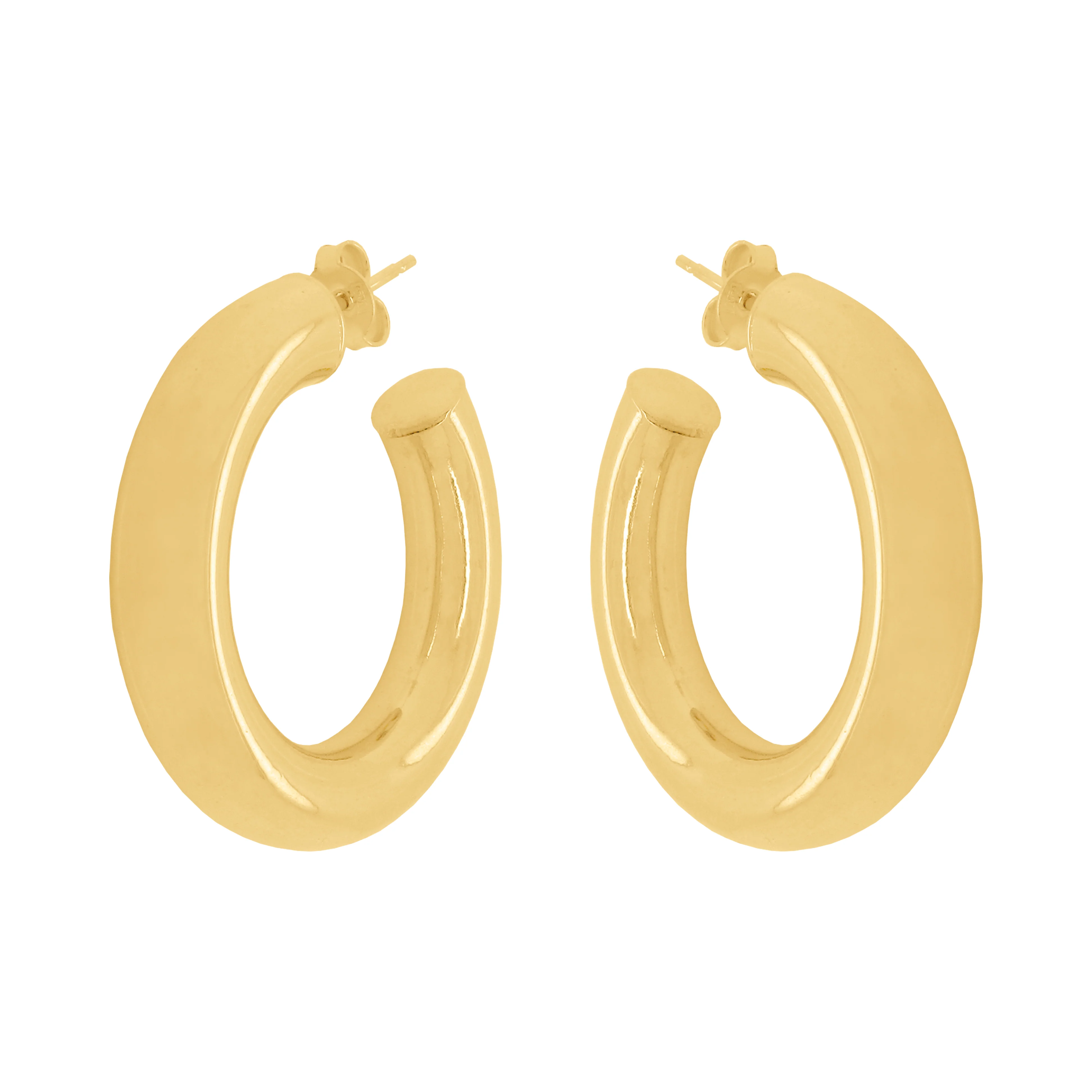 14K GOLD STASSI HOOPS
